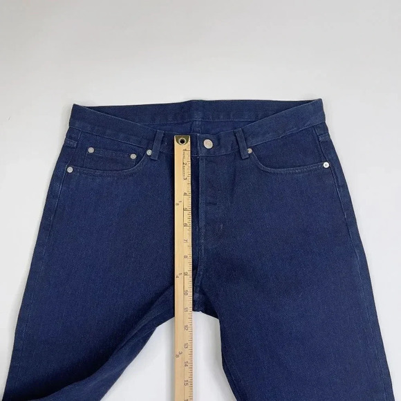 ARKET Men's Dark Navy Blue Straight Leg M002 Jeans Size 33 - Picture 7 of 9
